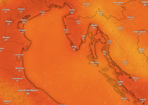 Croatia Heat Wave